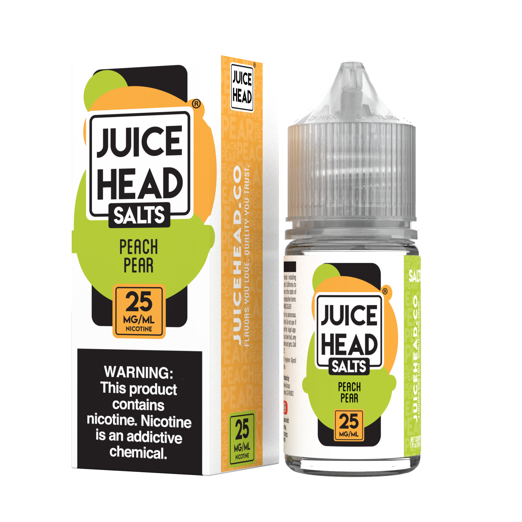 Juice Head SALTS - Peach Pear 30ML