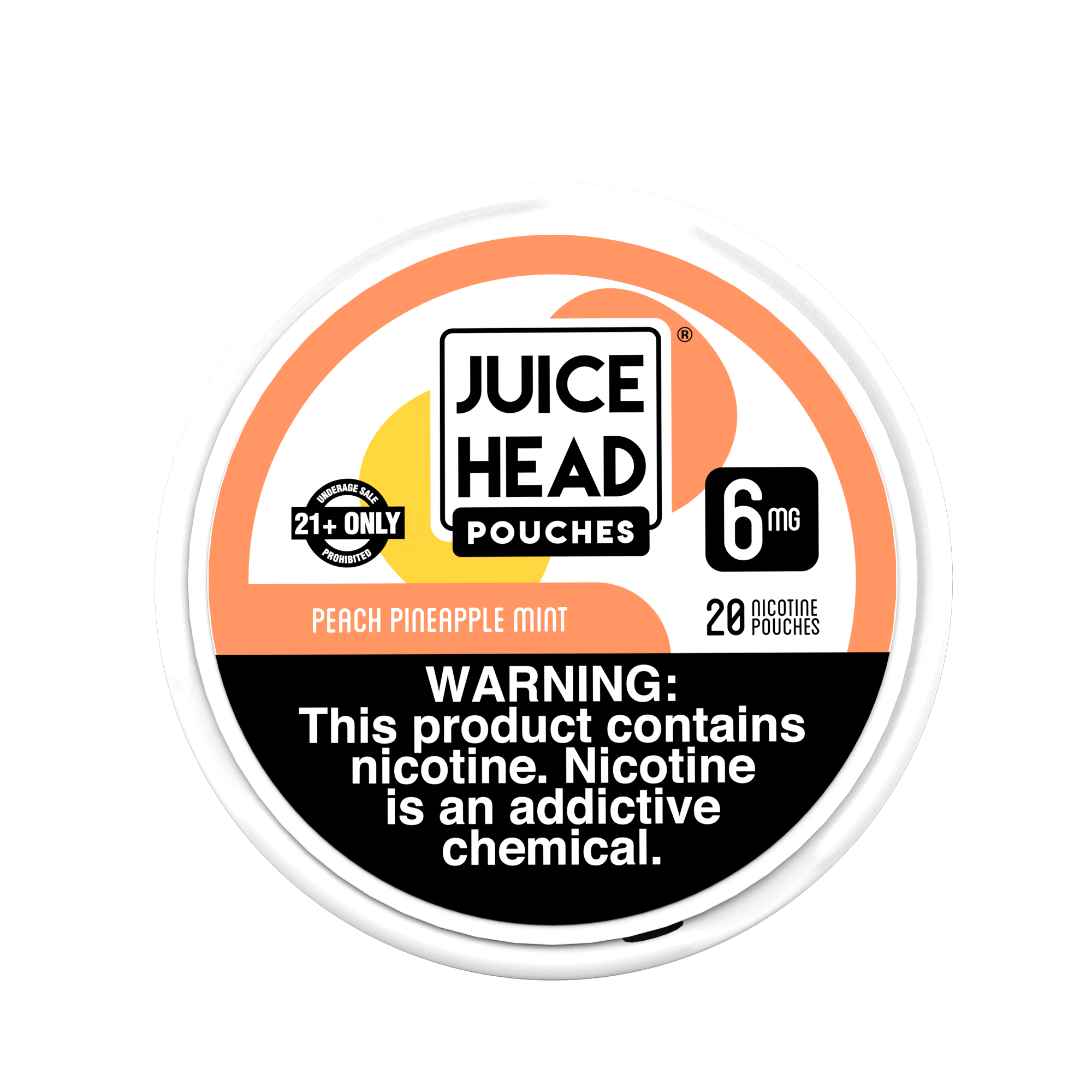 JUICE HEAD POUCHES - Peach Pineapple Mint