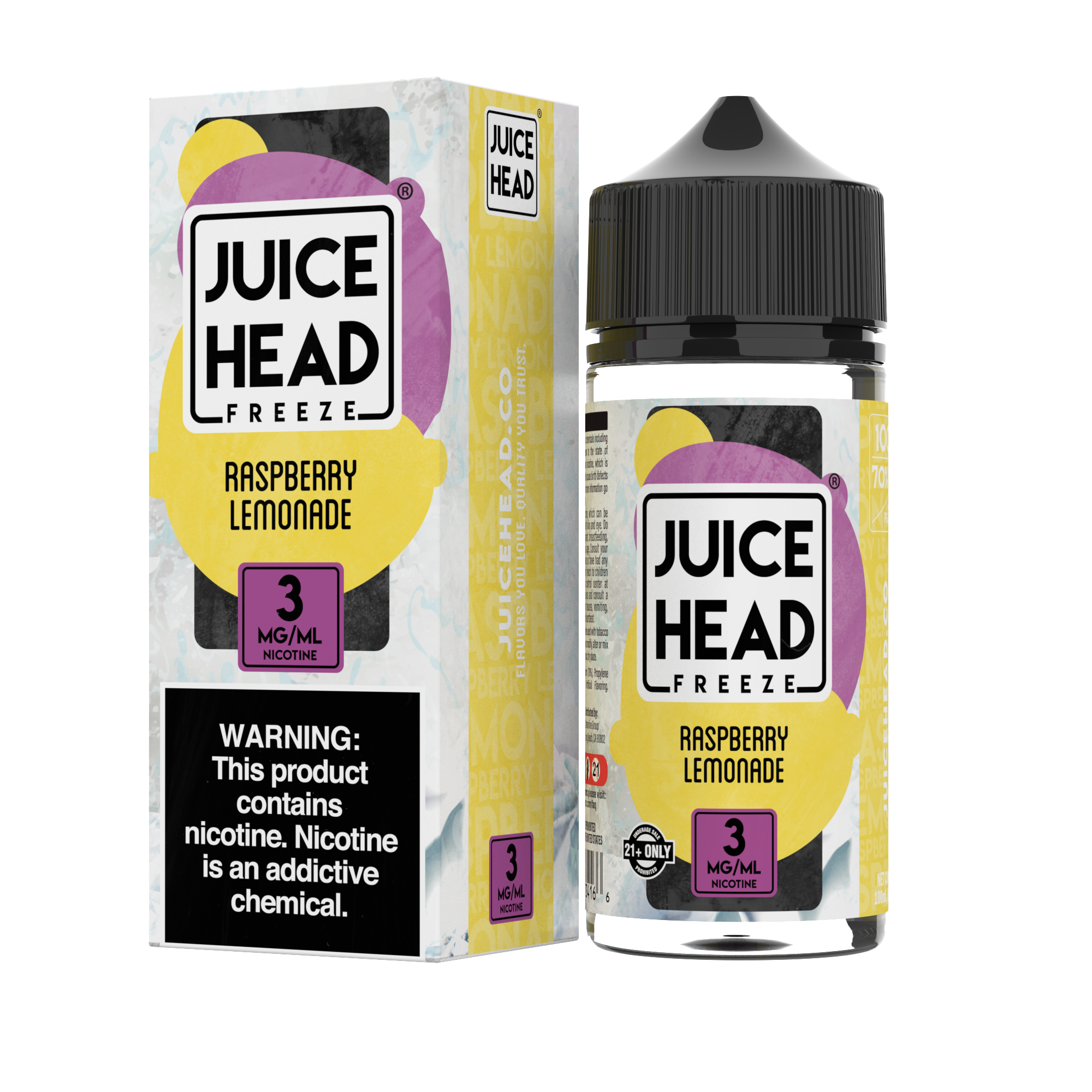 JUICE HEAD ZTN FREEZE - Raspberry Lemonade 100ML