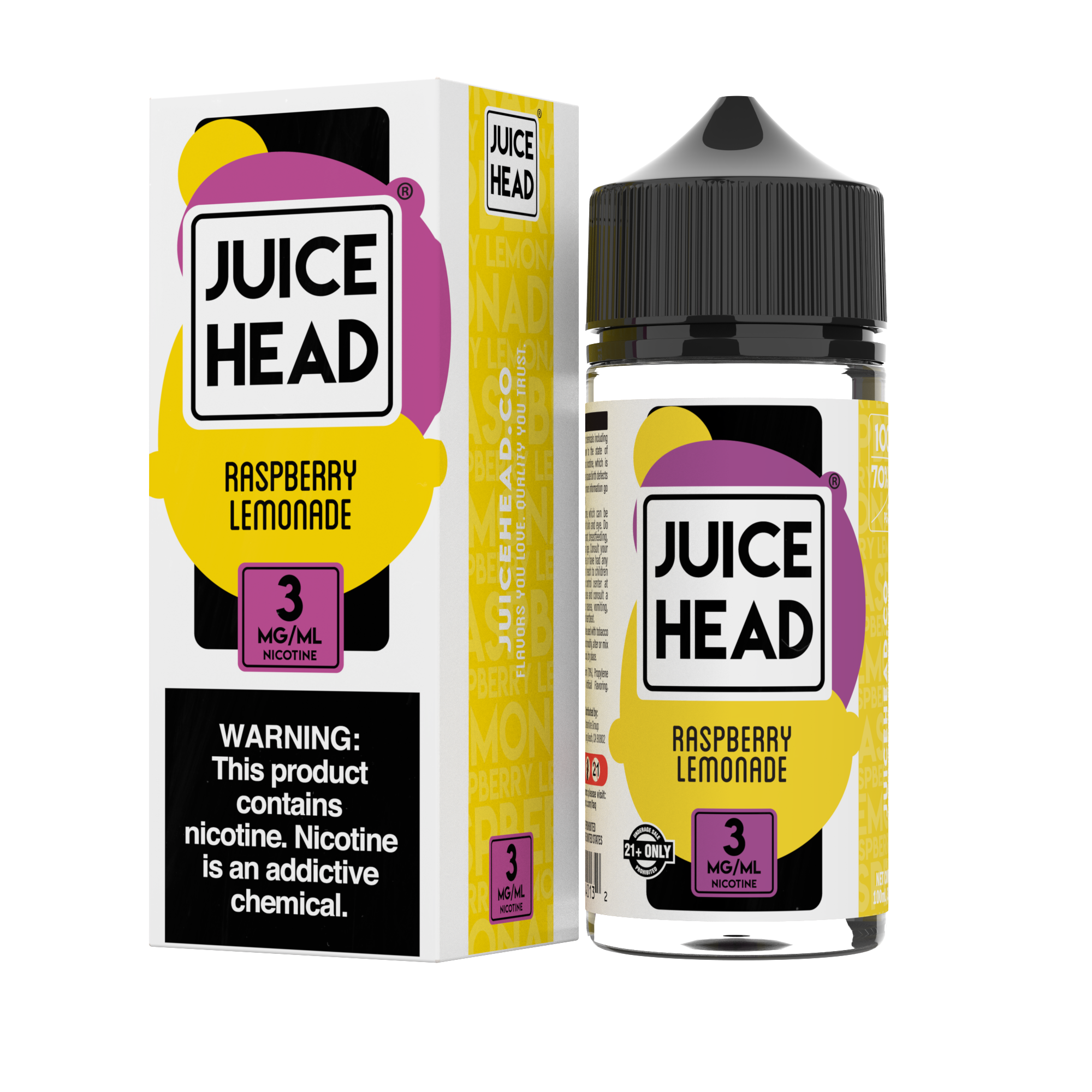 JUICE HEAD ZTN CLASSICS - Raspberry Lemonade 100ML