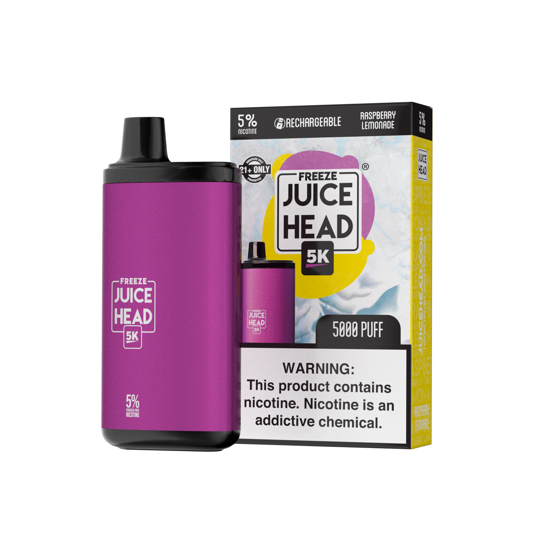 JUICE HEAD 5K - Raspberry Lemonade Freeze